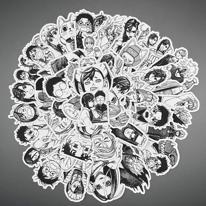 Стикер Дандадан 1 шт (в наборе 50 шт)