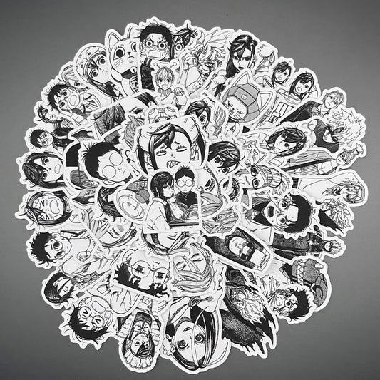 Стикер Дандадан 1 шт (в наборе 50 шт)