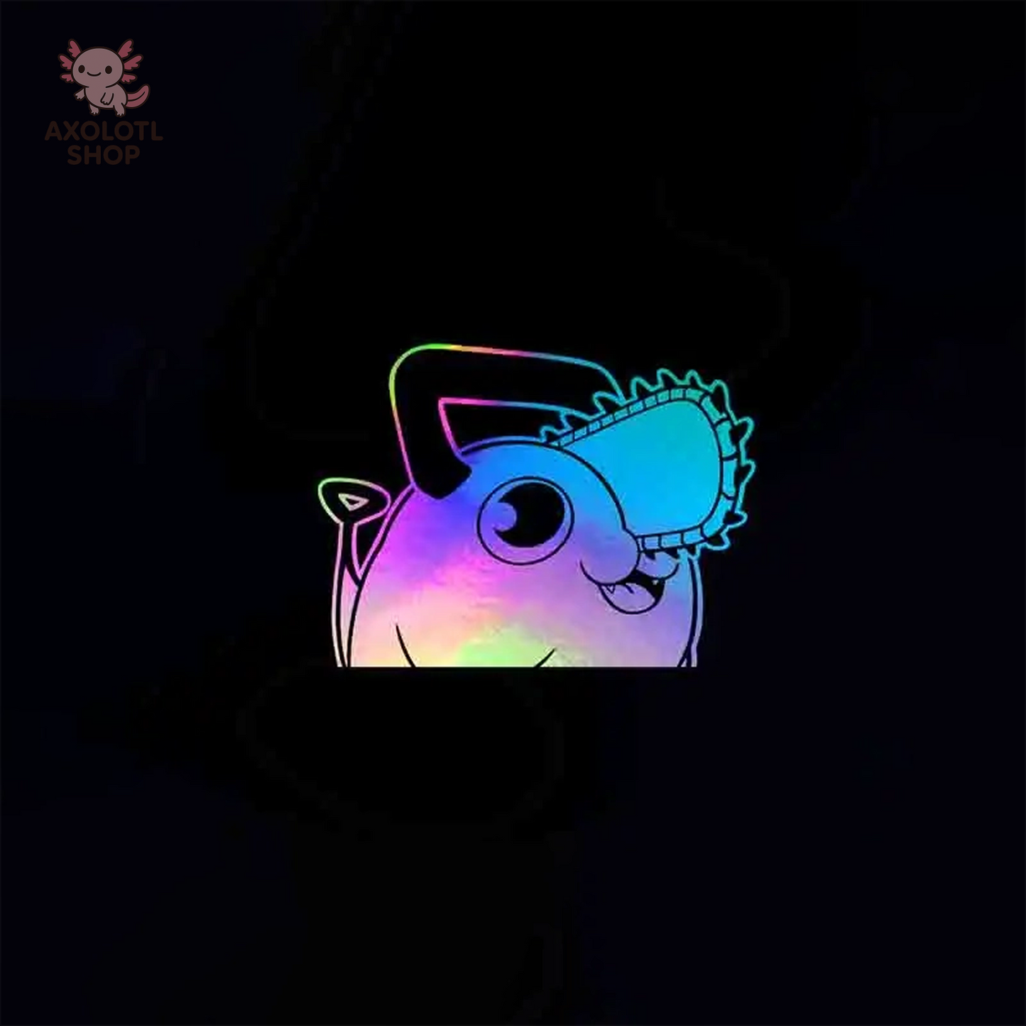 Стикер Почита из аниме "Человек-бензопила"