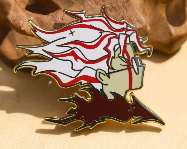 Значок Дандадан на одежду