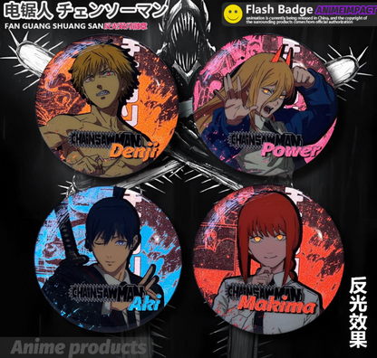 Значки Человек-бензопила